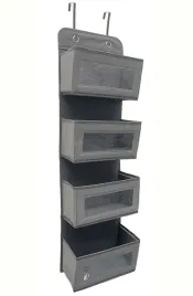 organizer-na-drzwi-wiszacy-4-pojemne-kieszenie-jasnoszary-zawieszany