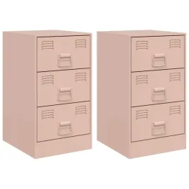 szafki-nocne-2-szt-rozowe-345x39x62-cm-stal