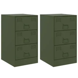 szafki-nocne-2-szt-oliwkowa-zielen-345x39x62-cm-stal