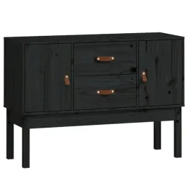 szafka-czarna-110x40x78-cm-lite-drewno-sosnowe