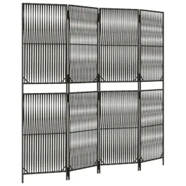parawan-4-panelowy-szary-polirattan