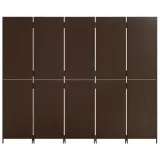 parawan-5-panelowy-brazowy-polirattan-kod-producenta-365365