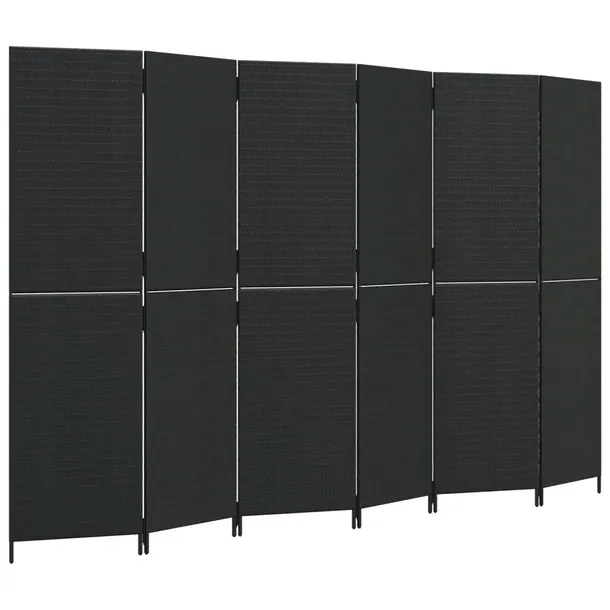 parawan-6-panelowy-czarny-polirattan