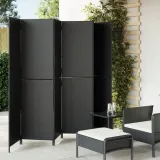 parawan-6-panelowy-czarny-polirattan-stan-nowy