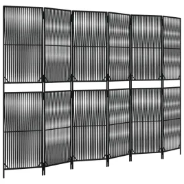 parawan-6-panelowy-czarny-polirattan