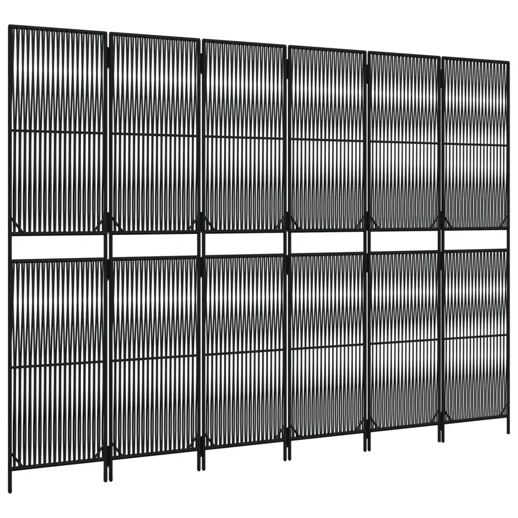 parawan-6-panelowy-czarny-polirattan