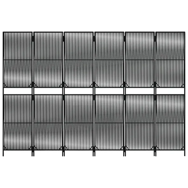 parawan-6-panelowy-czarny-polirattan-waga-z-opakowaniem-15-6-kg