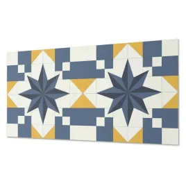dekor-scienny-samoprzylepny-do-salonu-geometryczny-wzor-gwiazdy-100x50-cm