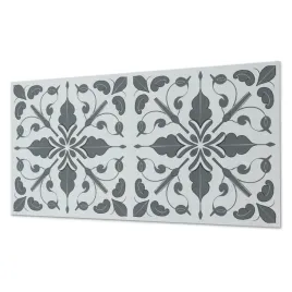 naklejany-panel-winylowy-do-przedpokoju-motyw-roslinny-w-symetrii-100x50-cm