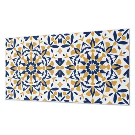 panel-z-nadrukiem-winylowy-samoprzylepny-wzor-kwiatowy-w-symetrii-100x50-cm