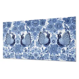 winylowy-panel-z-grafika-do-lazienki-wzor-z-ptakami-i-kwiatami-100x50-cm
