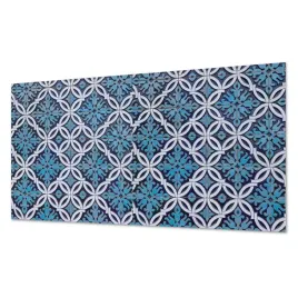 panel-winylowy-z-nadrukiem-wzor-geometryczny-z-motywem-kwiatowym-100x50-cm