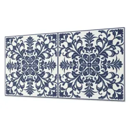 naklejany-panel-winylowy-do-przedpokoju-wzor-kwiatowy-z-liscmi-120x60-cm