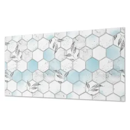 winylowa-dekoracja-scienna-do-biura-wzor-heksagonalny-z-liscmi-120x60-cm