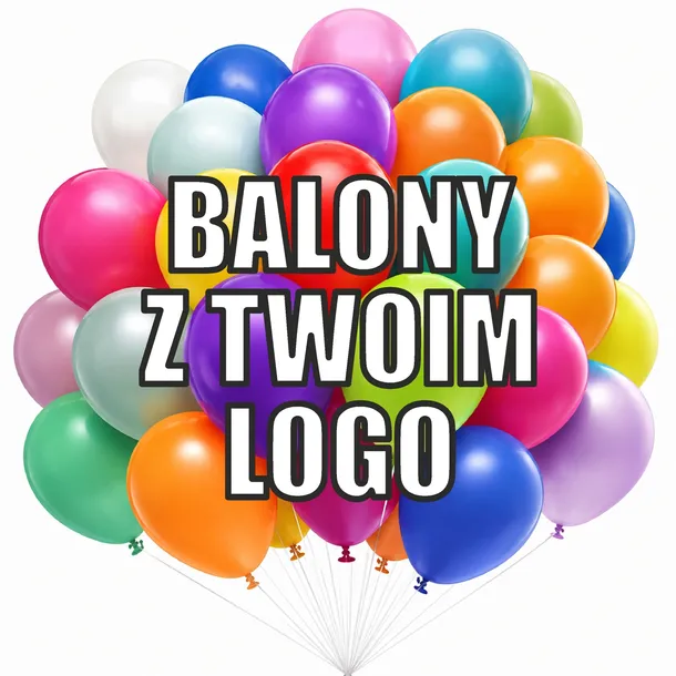BALONY reklamowe z Twoim nadrukiem Logo Personalizowane MOCNE 100 szt