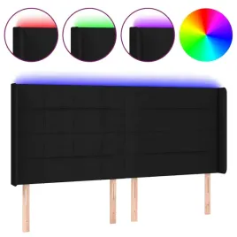 zaglowek-do-lozka-z-led-czarny-163x16x118-1