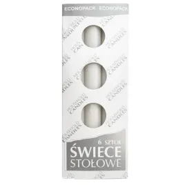 tradycyjna-swieca-stolowa-bezbarwna-6-sztuk
