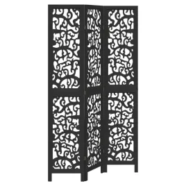 parawan-pokojowy-3-panelowy-czarny-lite-drewno