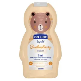 on-line-le-petit-biszkoptowy-zel-do-mycia-ciala-wlosow-i-twarzy-3w1-350ml
