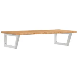 polka-scienna-pod-umywalke-stal-i-lite-drewno-debowe