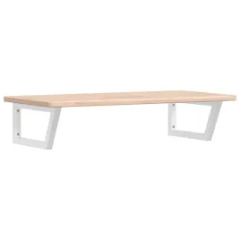 polka-scienna-pod-umywalke-stal-i-lite-drewno-debowe