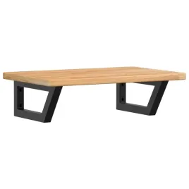 polka-scienna-pod-umywalke-stal-i-lite-drewno-debowe