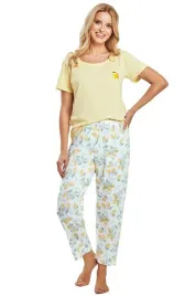 taro-pizama-damska-frida-3532-01-zolty-m