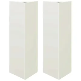 donice-ogrodowe-2-szt-biale-trojkatne-30x2