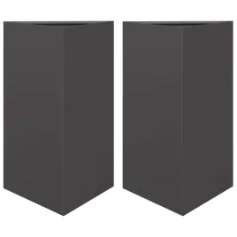 donice-ogrodowe-2-szt-czarne-trojkatne-50x4