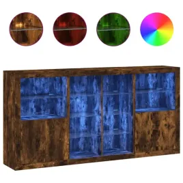 szafka-z-oswietleniem-led-przydymiony-dab-202x37x100-cm