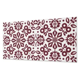 naklejany-panel-winylowy-do-przedpokoju-kwiatowy-wzor-z-liscmi-120x60-cm