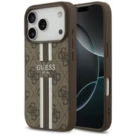 guess-nakladka-4g-printed-stripes-magsafe-do-iphone-17-pro-brazowa