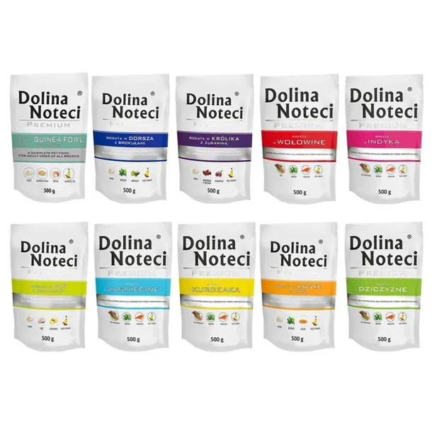 Dolina Noteci karma dla psa KRÓLIK ŻURAWINA 500g