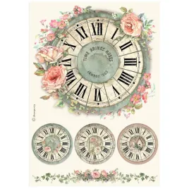 papier-ryzowy-do-decoupage-a4-stamperia-house-of-roses-zegar