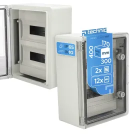 rozdzielnica-natynkowa-skrzynka-elektryczna-n-t-24-modulowa-szyna-th-ip65