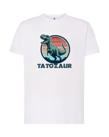 koszulka-dla-taty-na-dzien-ojca-t-shirt-bialy-tatozaur-rozmiar-l