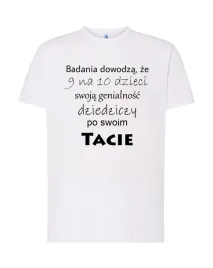 koszulka-z-grafika-t-shirt-bialy-genialnosc-po-tacie-meska-rozmiar-3xl