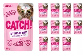 catch-kurczak-z-marchewka-w-sosie-12x85g-mokra-karma-dla-kota-naturalna