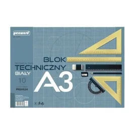 blok-techniczny-bialy-a3-10-kartek-250g-penword-do-szkoly