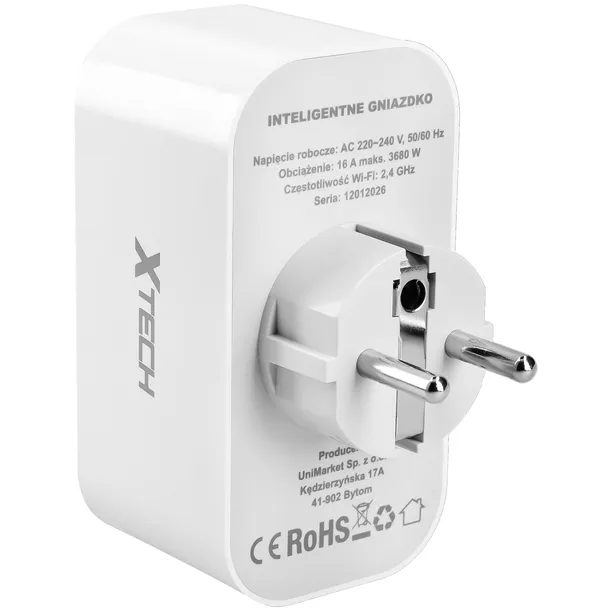 inteligentne-gniazdko-podwojne-wifi-programator-watomierz-smart-life-xtech-rodzaj-gniazdko