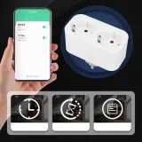 inteligentne-gniazdko-podwojne-wifi-programator-watomierz-smart-life-xtech-marka-bez-marki