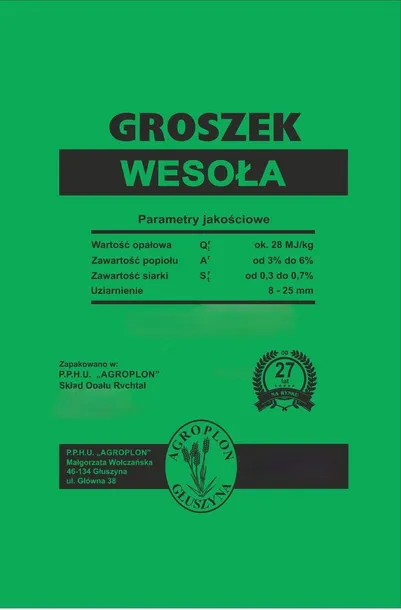 Węgiel workowany GROSZEK WESOŁA