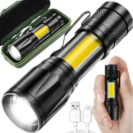 latarka-taktyczna-akumulatorowa-led-zoom-klips-boczny-cob-reflektor-usb