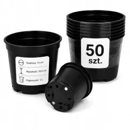 doniczka-okragla-1l-fi-13-cm-kontener-produkcyjny-zestaw-50-sztuk