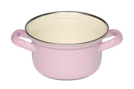 garnek-emaliowany-riess-12-cm-rozowy-na-indukcje-bez-pokrywki