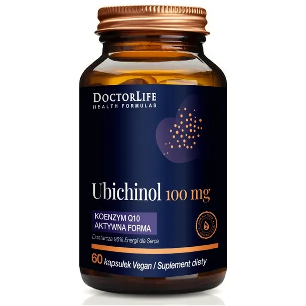 Doctor Life Ubichinol Aktywna Forma Koenzym Q10 100mg 60 Kapsułek