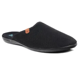 kapcie-meskie-czarne-pantofle-domowe-adanex-27983-zakryte-palce-lekkie