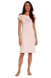 cornette-koszula-nocna-wake-up2-612-282-rozowy-2xl