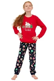 cornette-pizama-dziecieca-home-592-175-czerwony-146-152