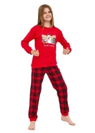 cornette-pizama-dziecieca-winter-592-185-czerwony-146-152